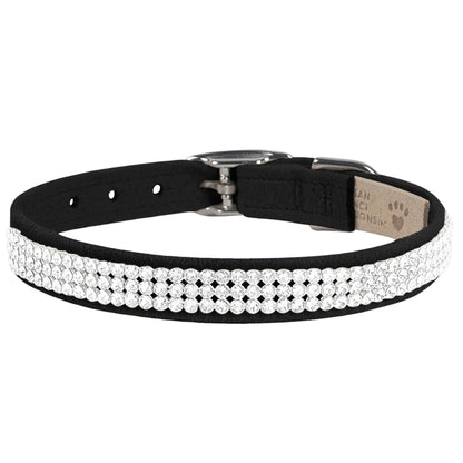 Susan Lanci Designs 3 Row Giltmore Crystals Collar