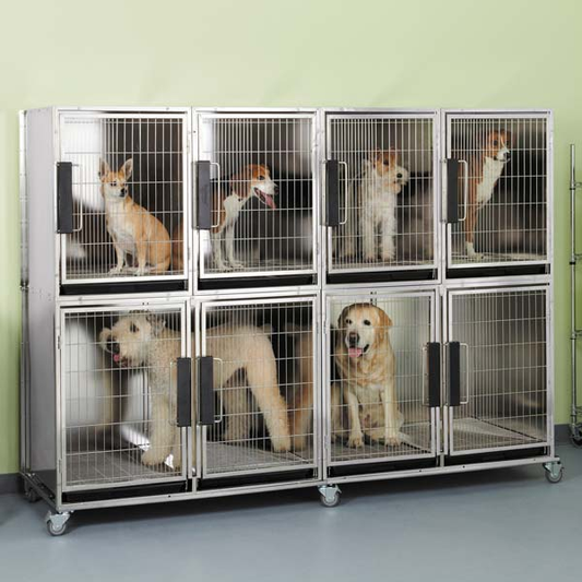 PS  Mod Kennel Cage 6 Unit SS