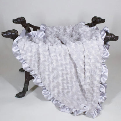 Ruffle Baby Dog Blanket