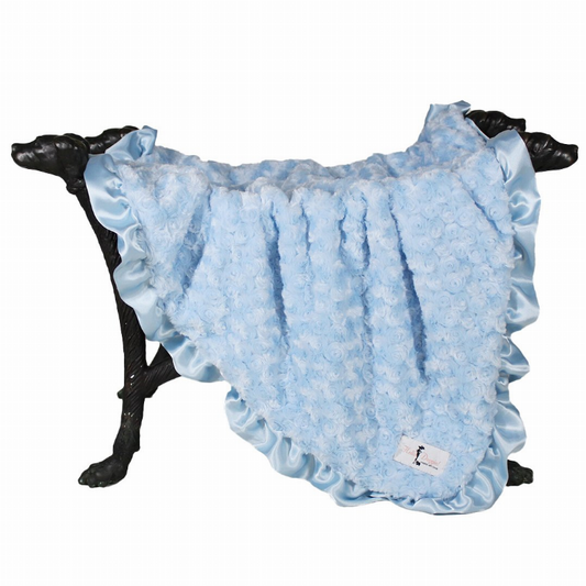 Ruffle Baby Dog Blanket