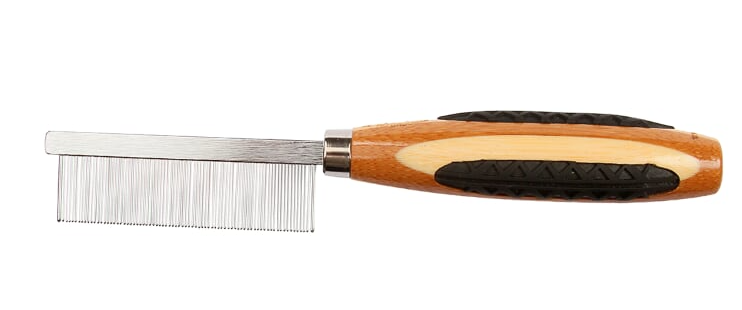 Bass Brushes- Style & Detangle Pet Comb Pure Bamboo Handle